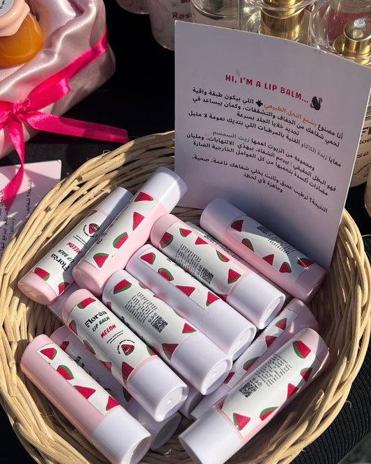 Melon lip balm