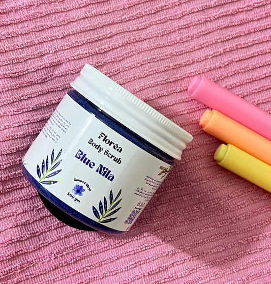 Blue nila body scrub