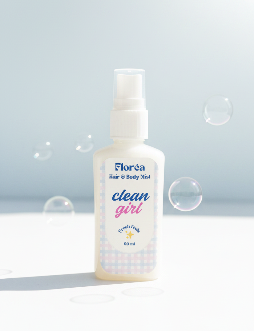 Hair & body mist 
Clean girl
