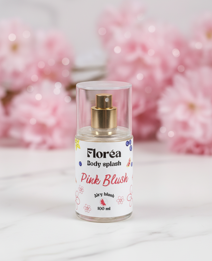 Pink blush splash