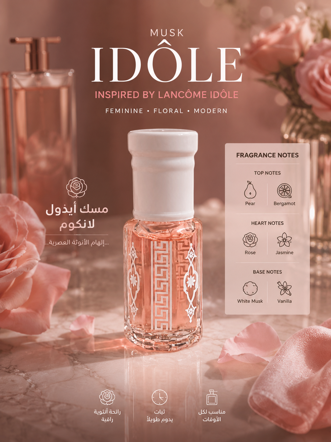 مسك بعطر أيدول لانكوم